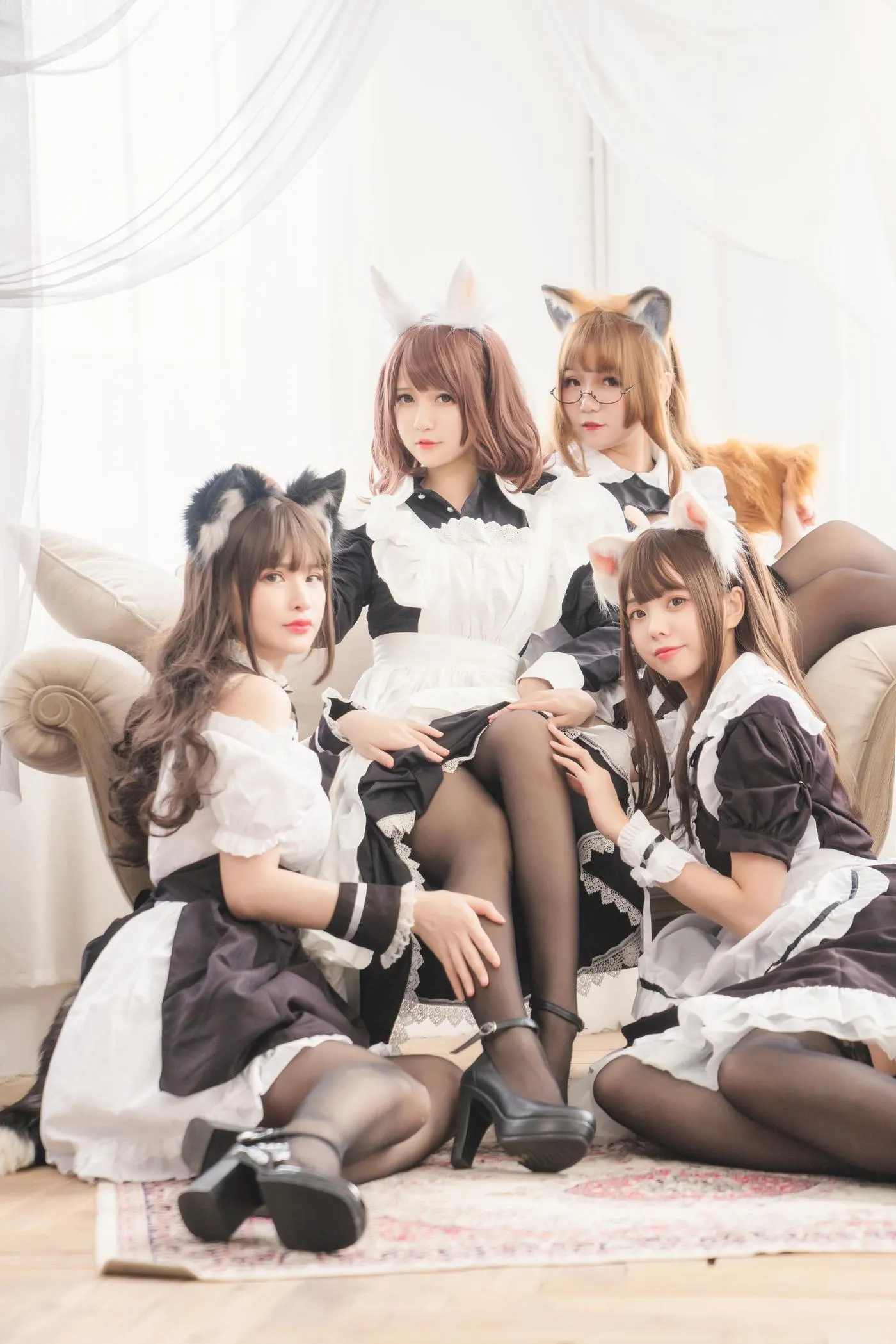 小野妹子w – NO.48 &白金&宅夏&前羽 四人彼女电子档 [77P]插图5